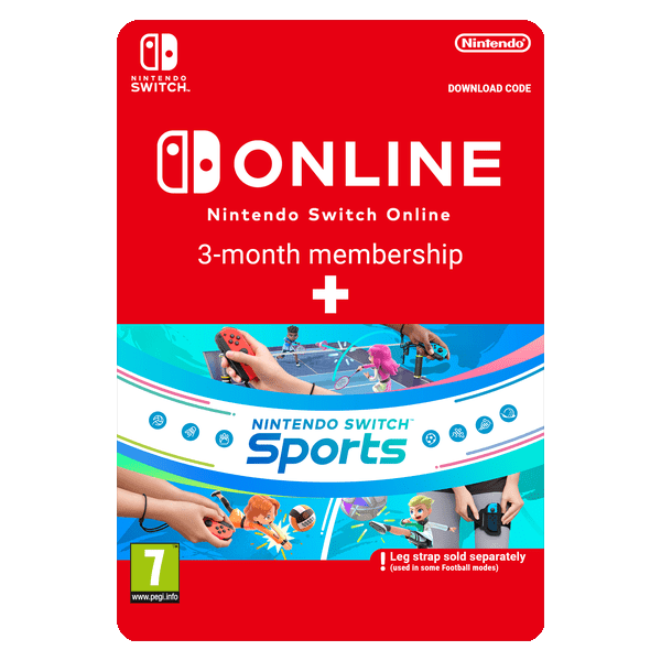 Nintendo Switch Sports + Nintendo Switch Online (Individual Membership - 3 months)