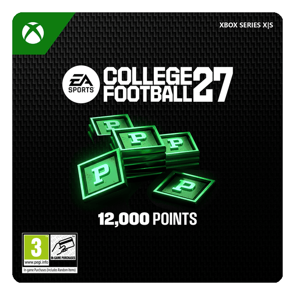 COLLEGE FOOTBALL 27 - 12000 CUT POINTS